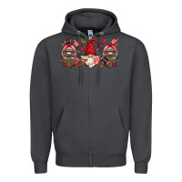 Smoke american football gnome Zipper Hoodie - HRA Design Shop