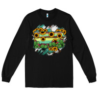 Black Pennsylvania State Map Long Sleeve Tee - RanaPortraitStore