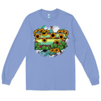 Colony Blue Pennsylvania State Map Long Sleeve Tee - RanaPortraitStore