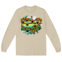 Mushroom Pennsylvania State Map Long Sleeve Tee - RanaPortraitStore