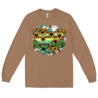 Toasted Coconut Pennsylvania State Map Long Sleeve Tee - RanaPortraitStore