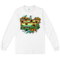 White Pennsylvania State Map Long Sleeve Tee - RanaPortraitStore