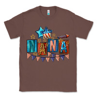 Chestnut American Nana 4th of july Classic Tee - CowGirlArtShop
