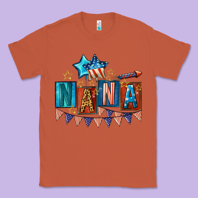 American Nana 4th Of July Classic Tee Designed By Cowgirlartshop