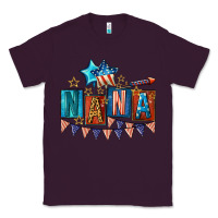Plum American Nana 4th of july Classic Tee - CowGirlArtShop