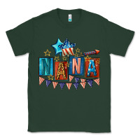 Sports Green American Nana 4th of july Classic Tee - CowGirlArtShop