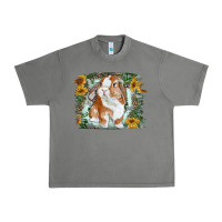 Tornado Bunny With Flower Leopard Urban Heavy Tee - RanaPortraitStore