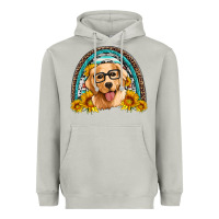 Moon Dust golden retriever rainbow Heavyweight Hoodie - Artiststas