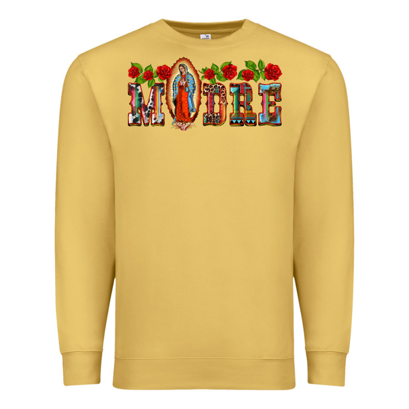 Madre Lady Of Guadelupe Premium Sweatshirt by BarkalooDesign | Teevron