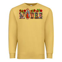 Antique Gold madre lady of guadelupe Premium Sweatshirt - BarkalooDesign
