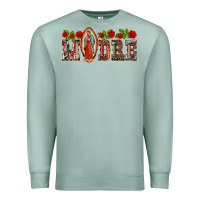 Seafoam madre lady of guadelupe Premium Sweatshirt - BarkalooDesign