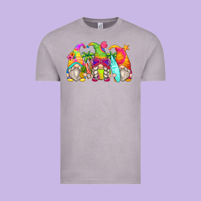 Summer Gnomes Vintage Tee Designed By Zillion Design Studio