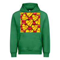 Emerald softball hearts seamless pattern Urban Hoodie - BundleAndBundleShop