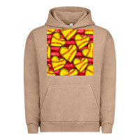Pigment Burro softball hearts seamless pattern Urban Hoodie - BundleAndBundleShop