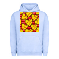 Pigment Grape Ice softball hearts seamless pattern Urban Hoodie - BundleAndBundleShop