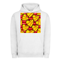 Pigment Lunar Rock softball hearts seamless pattern Urban Hoodie - BundleAndBundleShop