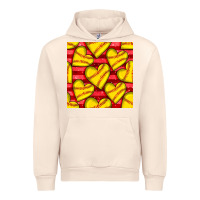 Sandshell softball hearts seamless pattern Urban Hoodie - BundleAndBundleShop