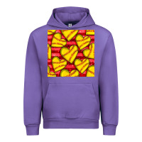 Tulip softball hearts seamless pattern Urban Hoodie - BundleAndBundleShop