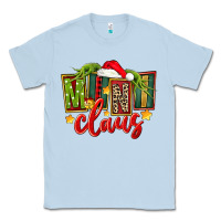 Dusty Blue christmas mini claus Classic Tee - FaDigitalArtStudio