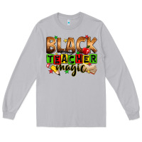 Moon Dust Black Teacher magic juneteenth Long Sleeve Tee - Zillion Design Studio