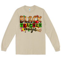 Mushroom Black Teacher magic juneteenth Long Sleeve Tee - Zillion Design Studio
