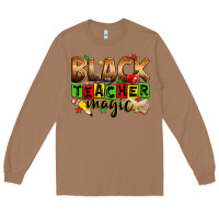 Toasted Coconut Black Teacher magic juneteenth Long Sleeve Tee - Zillion Design Studio
