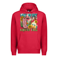 Cardinal last night we let the liquar talk Premium Hoodie - NancyCooperArtShop