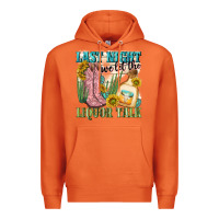 Carrot last night we let the liquar talk Premium Hoodie - NancyCooperArtShop