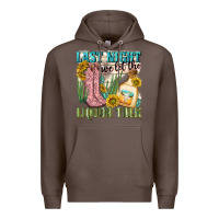 Coffee last night we let the liquar talk Premium Hoodie - NancyCooperArtShop