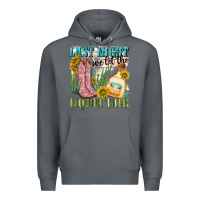 Rock last night we let the liquar talk Premium Hoodie - NancyCooperArtShop