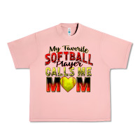 Salmon my favorite softball player calls me mom Urban Heavy Tee - Zillion Design Studio