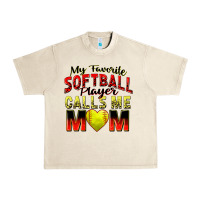 Sandshell my favorite softball player calls me mom Urban Heavy Tee - Zillion Design Studio