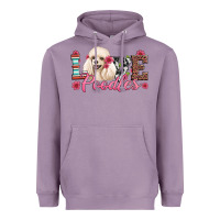 Lavender love poodles Heavyweight Hoodie - Artiststas