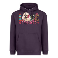 Plum love poodles Heavyweight Hoodie - Artiststas