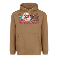 Toasted Coconut love poodles Heavyweight Hoodie - Artiststas