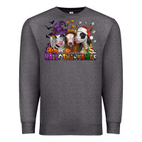 Charcoal Heather hallothanksmas heifers Premium Sweatshirt - Jasminsmagicworld