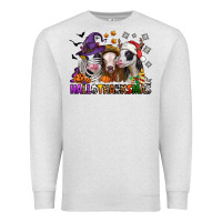 Oatmeal Heather hallothanksmas heifers Premium Sweatshirt - Jasminsmagicworld