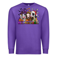 Purple hallothanksmas heifers Premium Sweatshirt - Jasminsmagicworld