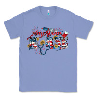 Colony Blue American Nurse 4th of July Classic Tee - CowGirlArtShop