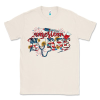 Natural American Nurse 4th of July Classic Tee - CowGirlArtShop