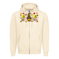 Sandshell softball gnome Zipper Hoodie - HRA Design Shop