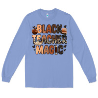 Colony Blue Black Teacher magic juneteenth Long Sleeve Tee - Zillion Design Studio