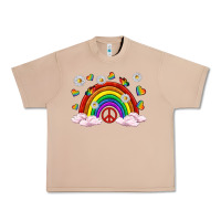Burro pride rainbow with daisy and butterfly Urban Heavy Tee - texasbilliewilder