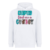 White cupid find me a cowboy Heavyweight Hoodie - AdoDesignShop