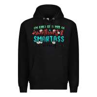 Black im  kind of a mix of sweetheart and smartass Premium Hoodie - MaliasSmallBusiness