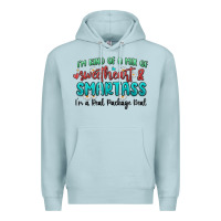 Blue Mist im  kind of a mix of sweetheart and smartass Premium Hoodie - MaliasSmallBusiness