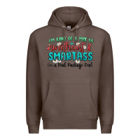 Coffee im  kind of a mix of sweetheart and smartass Premium Hoodie - MaliasSmallBusiness