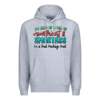 Heather Grey im  kind of a mix of sweetheart and smartass Premium Hoodie - MaliasSmallBusiness