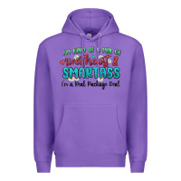 Purple im  kind of a mix of sweetheart and smartass Premium Hoodie - MaliasSmallBusiness