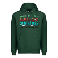 Sports Green im  kind of a mix of sweetheart and smartass Premium Hoodie - MaliasSmallBusiness